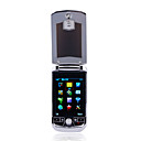 F4 Dual Quad-Band-Karte Bluetooth Trackball Touchscreen Flip Handy silber (2GB TF Karte) (sz08560048)