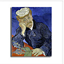Stretched Canvas Handmade Dr.Paul Gachet,c.1890 Painting by Vincent Van Gogh  0192-YCF103228