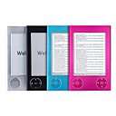 metalen omhulsel ebook reader - 6 inch, e-ink display, 4 kleuren beschikbaar (hy103)