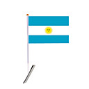 Car Durable Knit Polyester Argentina National Flag