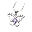 mooie 925 sterling zilver met cz zirconia decoratie geplatineerd hanger (0801 tot 10819)