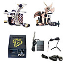 mini kits de tatuagem com duas metralhadoras artesanais (0841-0601-14)