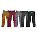 New Arrival Men's Long Straight Leg Relaxed Fashion Red Yellow Grey Green Black Cotton Pant