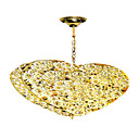Electrophoresis Gold Heart K9 Crystal 4-light Ceiling Light(0946-OL-487)