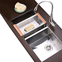 34 inch Undermount Stainless Steel Kitchen Sink (Double bowl)