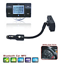 carro mp3 player bluetooth viva-voz - transmissor de FM com controlo remoto de volante - suporte a cartão SD - flash USB - fm8100 (szc5669)