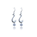 Gorgeous Shinning Alloy With Cubic Zirconia Earring 0986-jlye04