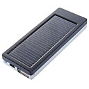 movido a energia solar de energia de emergência 2000mAh recarregável portátil com adaptadores de telefone + luz LED