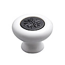 Oil Rubbed Brass Ceramic Cabinet Knobs (Pack of 10) (0768-072-MBL)