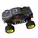 1/16th escala monster truck elétrico alimentado fora de estrada azul e preto (tpet 1606probk)