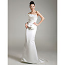 Satin Trumpet/ Mermaid Strapless Sweep/ Brush Train Evening Dress inspired by Kate Hudson at Golden Globe