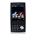 f087 fotocamera doppio della carta doppia gps wifi touch phone tv schermo nero cellulare (2GB TF card) (sz00720875)