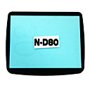 emora prêmio protetor do painel de LCD para Nikon D80 (dec1119)