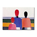 handgemaakte drie vrouwelijke figuren schilderij van Kazimir Malevich (0192-ycf103686)