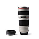 unica simulazione bianco lungo obiettivo della fotocamera stile 350ml thermos tazza tazza