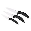 Chic Chefs Horizontal Ceramic Knives Set With Holder(3-Pack)