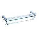 Bathroom Accessories Aluminum Glass Shelf With Tower Bar(1018-J32-16)