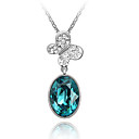 Shining Crystal And High Quality Alloy With Platinum Plated Pendant(0801-HT273-276)