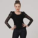 pizzo mentale scollatura catena t-shirt / donna t-shirt (ff-b-0.736.757)