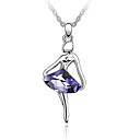 Shining Crystal And High Quality Alloy With Platinum Plated Pendant(0801-HT366-368)