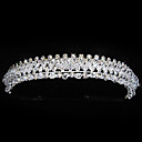 Alloy With Rhinestones Wedding Bridal Tiara/ Headpiece