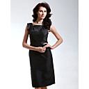 Sheath/Column Square Knee-length Taffeta Bridesmaid/Cocktail/Homecoming Dress