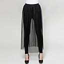 Mesh Design Long Pant / Women's Pants (FF-D-BL0736721)