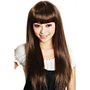 Capless Extra Long Top Grade Quality Synthetic Golden Brown Straight Hair Wig