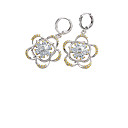 Fashion CZ Cubic Zirconia And Brass With Platinum Plated Earrings(0801-HYE0013)