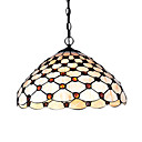 16 Inch Tiffany-style Diamond Pattern Large Pendant (0835-P16941)