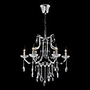 6-light Iron Chrome K9 Crystal Chandelier (0835-AD88315)
