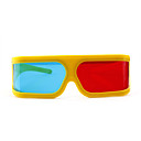 reutilizable lente de plástico de resina marco de anaglifos gafas 3D