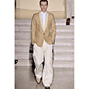 1 Button Shawl Lapel Side-vented Groom Wear/ Tuxedo/ Men's Suit Jacket and Trousers
