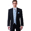 Non-Button Notch Lapel Non-vented Groom Wear/ Tuxedo/ Men's Suit Jacket and Trousers