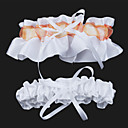 2-Piece Lovely Satin With Ribbons Wedding Garters
