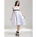 Charmeuse A-line V-neck Knee-length Cocktail Dress inspired by Sarah Jessica Parker in Sex and the City
