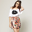 Floral Pleated Skirt/ Inspired by Runway Fashion