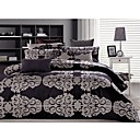 Noble Yarn-dyed Jacquard Satin 3-piece King-size Duvet Cover Set
