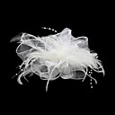Gorgeous Tulle With Feather/ Imitation Pearl Wedding Bridal Headpiece