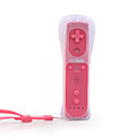 2-in-1 MotionPlus Remote Control + Protective Silicon Case for Wii/Wii U (Pink)