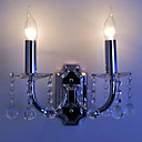 K9 Crystal Wall Light with 2 Lights - Candle Style