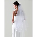 1 Layer Fingertip Length Wedding Veil