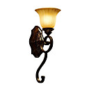 1-light Fabric  antique Wall Sconce