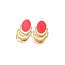 TS Gold Half Circle Earrings
