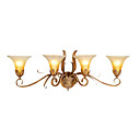 4-lightGlass Wall Sconce