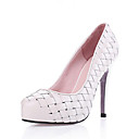 Leder Pfennigabsatz geschlossen Zehe Hochzeit / Party shoes.more Farben erhältlich