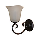 1-light Glass Wall Sconce