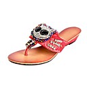 leatherette superior chinelos calcanhar flat boêmio com sapatos de strass lua de mel mais cores disponíveis