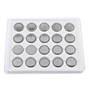  CR2032 3V piles haute capacité au lithium piles bouton (20-pack)
