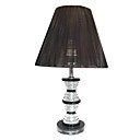 Black contemporary Crystal Table Light